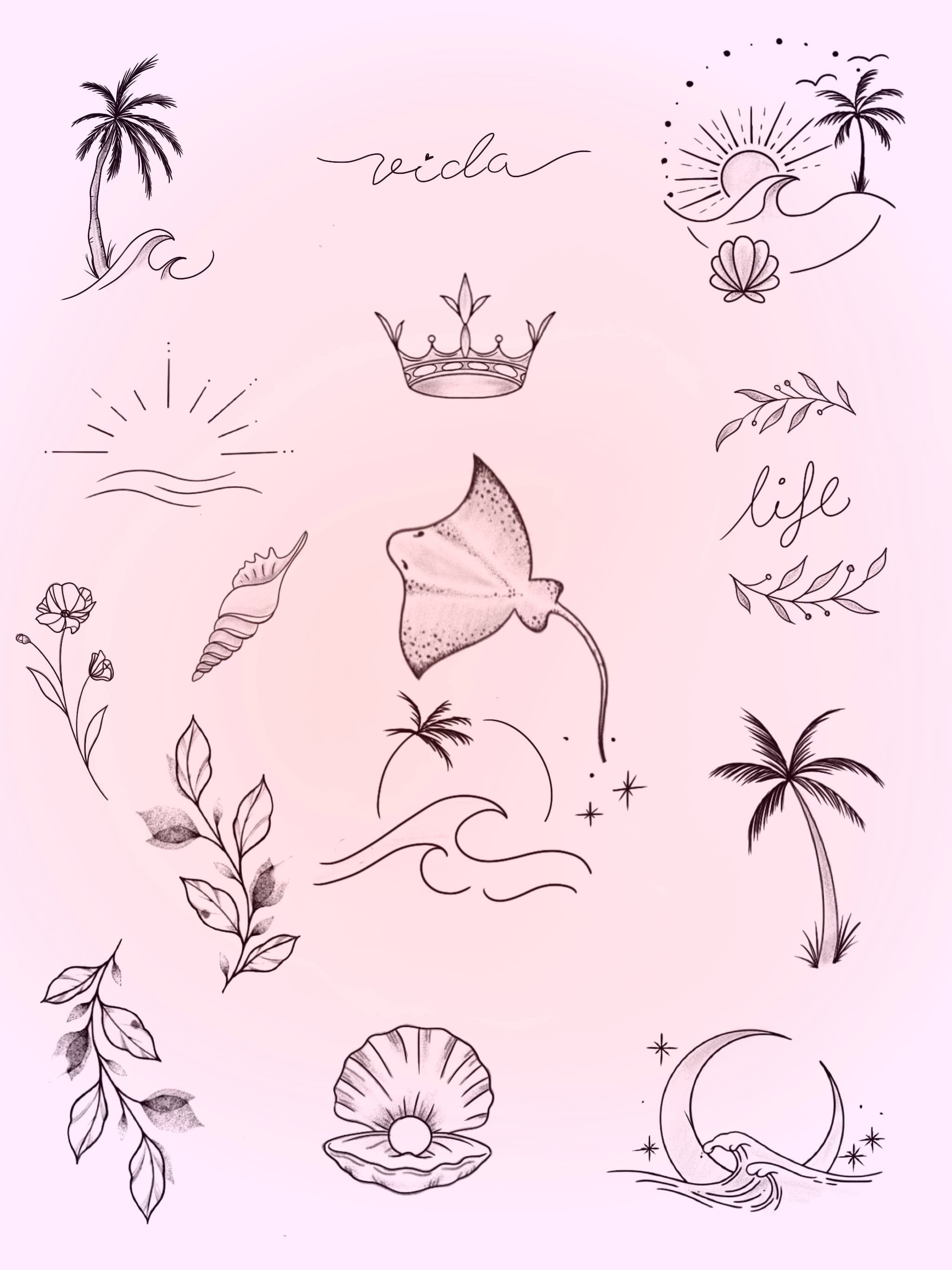 Flash Petits souvenirs par Borikoy, tatoueur à Saint-Denis